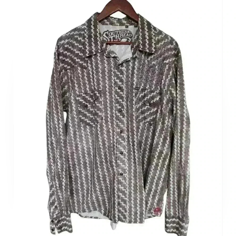 Men's Southern Thread Pearl Snap